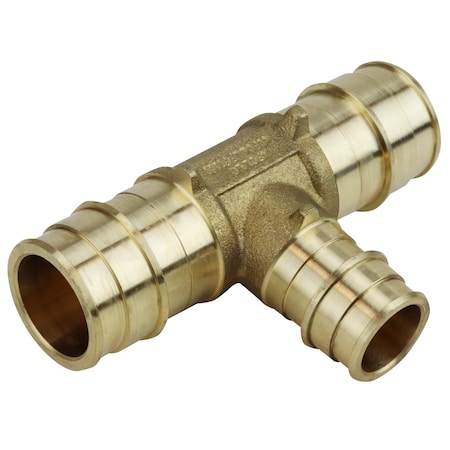 Apollo 1 in. x 1 in. x 3/4 in. Brass PEX-A Expansion Barb Reducing Tee EPXT1134